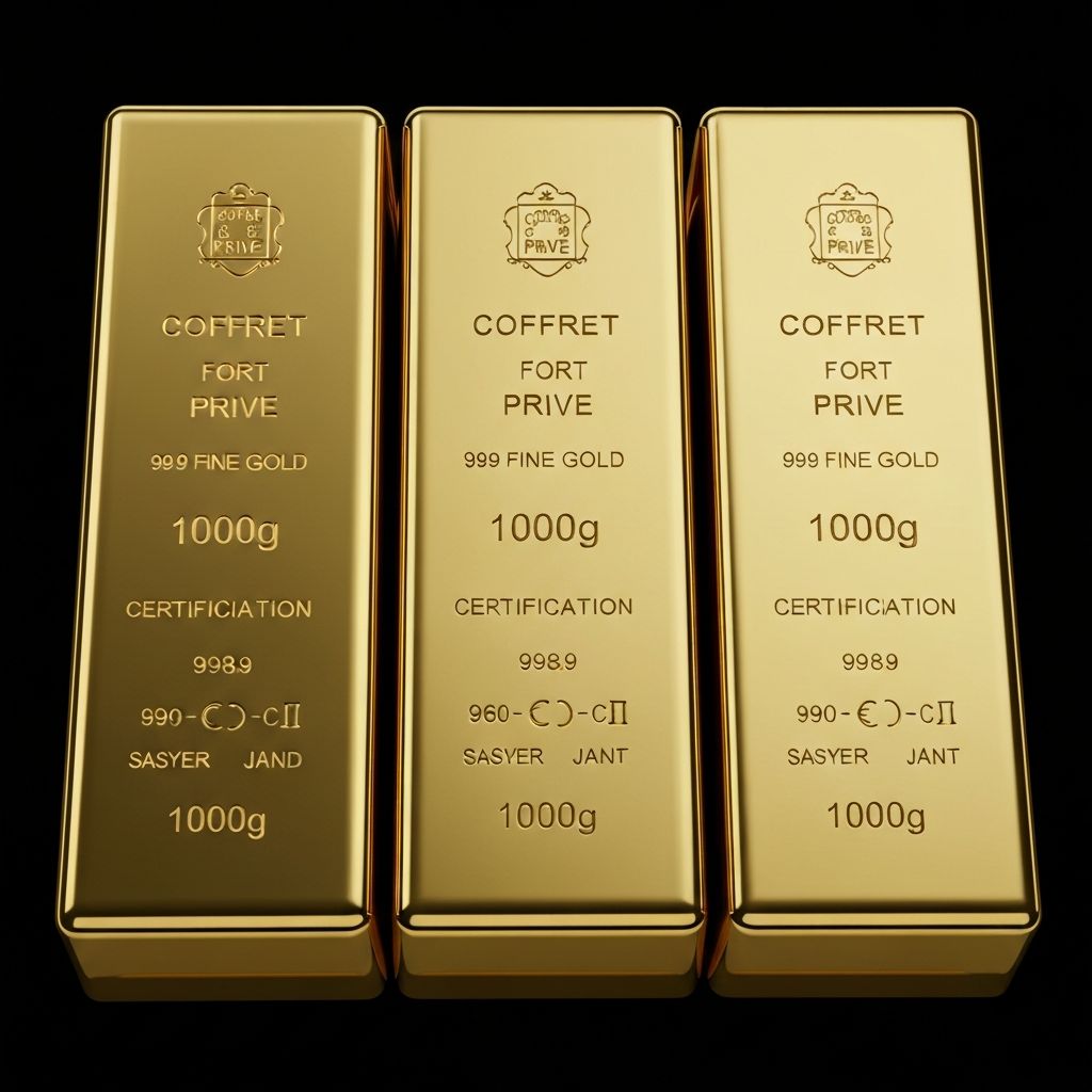 Large - Lingots d'or